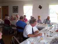 Group Meal at amish Farm, Arthur, IL.